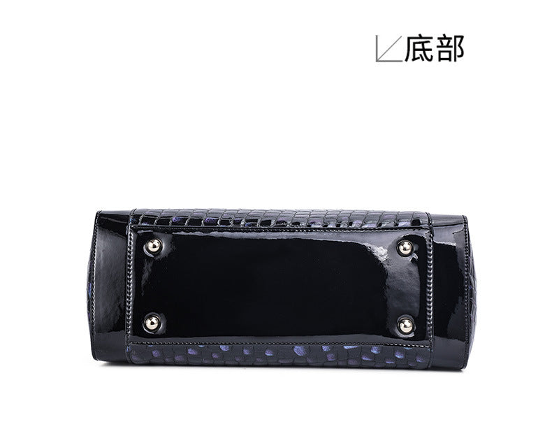 ヒョウ柄本革レディースバッグトップ牛革大容量レトロバッグショルダーバッグシンプル高品質ハンドバッグ.カバン