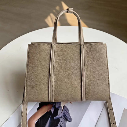 本革ハンドバッグ女性バッグ牛革斜め掛けバッグシンプル通勤OL何とでも合う ショルダーバッグ.ポシェット