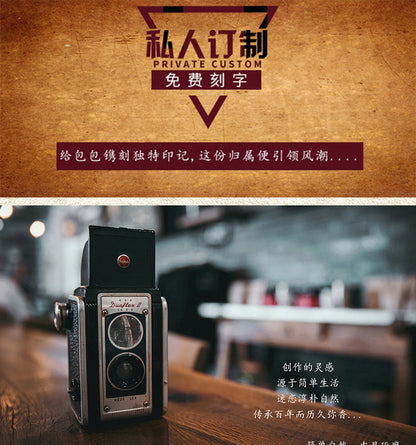 メンズショルダーバッグ オリジナル手作り 牛皮本革製 カジュアル 男性用 斜めがけバッグスマホポーチ