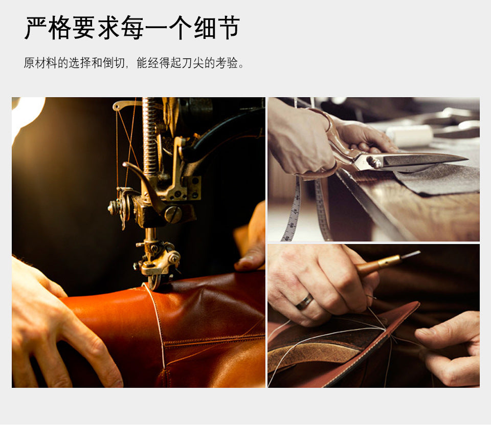 メンズショルダーバッグ牛革本革製レトロアウトドア旅行 男性用斜めがけバッグ