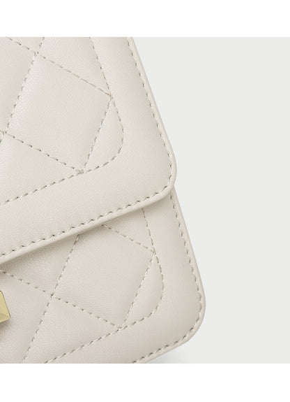 本革バッグレディース斜め掛けバッグチェック柄チェーンバッグスクエアバッグファッション何とでも合うショルダーバッグ.ポシェット