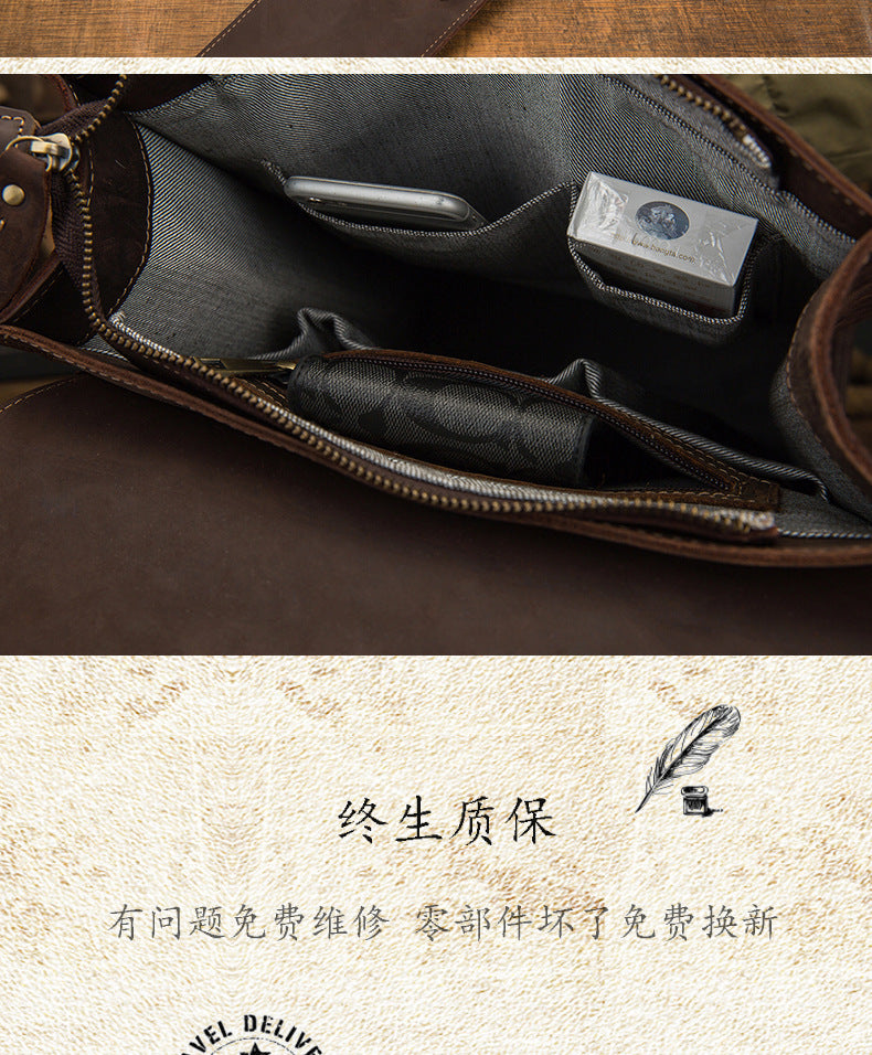 メンズリュックサック牛革本革製手作り個性ファッションカジュアル旅行かばんパソコンバッグ