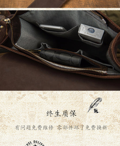 メンズリュックサック牛革本革製手作り個性ファッションカジュアル旅行かばんパソコンバッグ