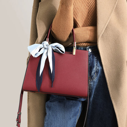 女性のハンドバッグ斜め掛けバッグ大容量高級感のファッション 本革カジュアルショルダーバッグ気質ハンドバッグ.カバン