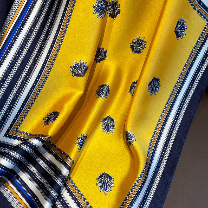 スカーフレディースプリント柄ロングストールファッションスカーフプリント両用マフラー気質