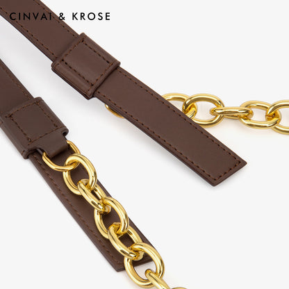 レディース本革バッグおしゃれシンプルわきの下バッグチェーンバッグ大容量ショルダーバッグ.ポシェット