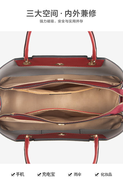 レディース バッグ本革ハンドバッグ大気贅沢を軽んじる高品質斜め掛けバッグ気質エレガントハンドバッグ.カバン