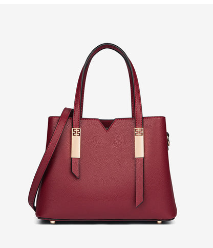 女性のハンドバッグ本革大容量斜め掛けバッグ牛革トートバッグファッション何とでも合うエレガントハンドバッグ.カバン