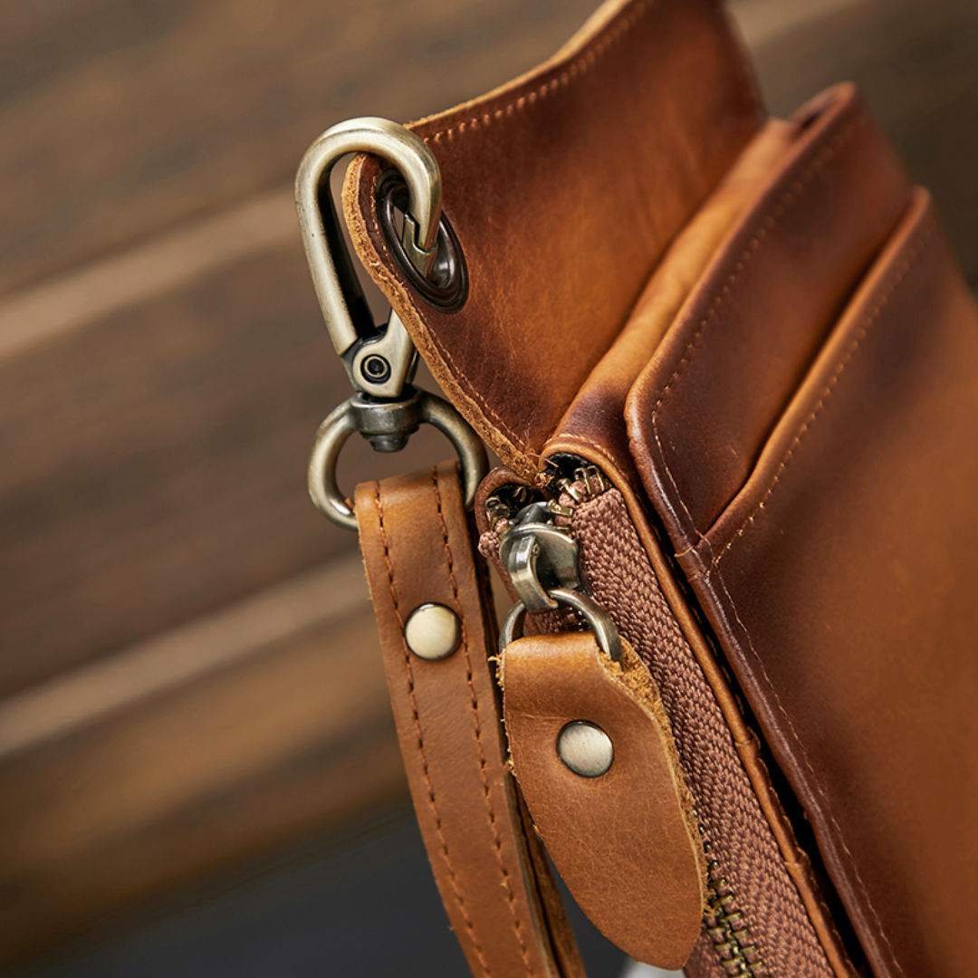 メンズ長財布 牛革ファスナー カード入れ 大容量クラッチバッグ 男性用ウォレット