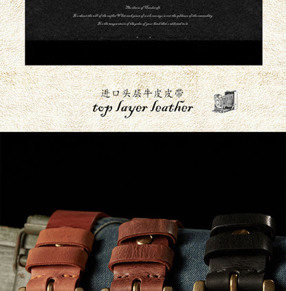 メンズベルト手作りオリジナルレトロ牛革本革製針バックルカジュアルシンプル銅バックル男性用ベルト