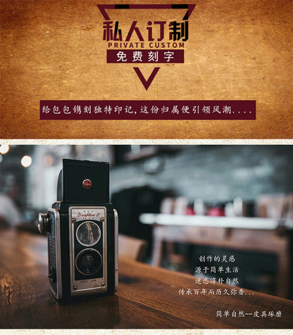 メンズショルダーバッグ 手作り 牛皮本革 クレイジー・ホース 男性用斜めがけバッグ スマホポーチ ウエストポーチ