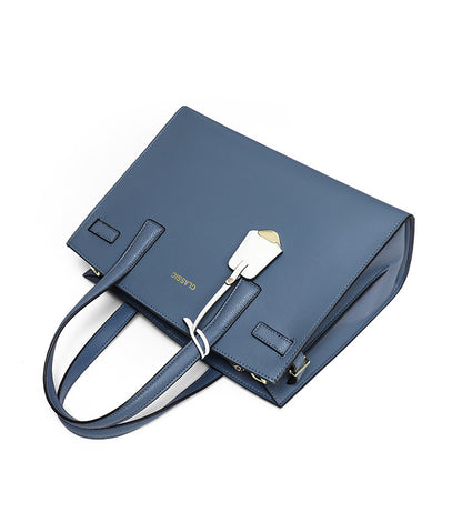 女性のハンドバッグ大容量ショルダーバッグ高級感牛革通勤OL何とでも合うシンプルハンドバッグ.カバン