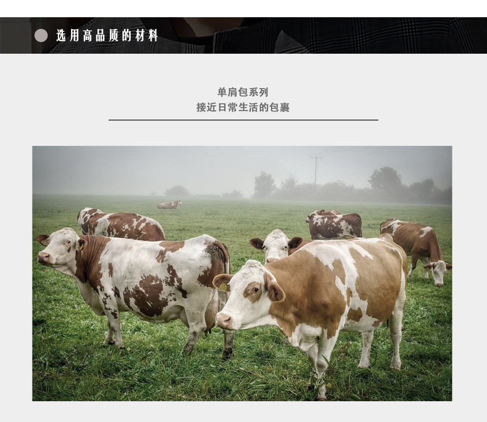 メンズショルダーバッグ牛革本革製レトロアウトドア旅行 男性用斜めがけバッグ