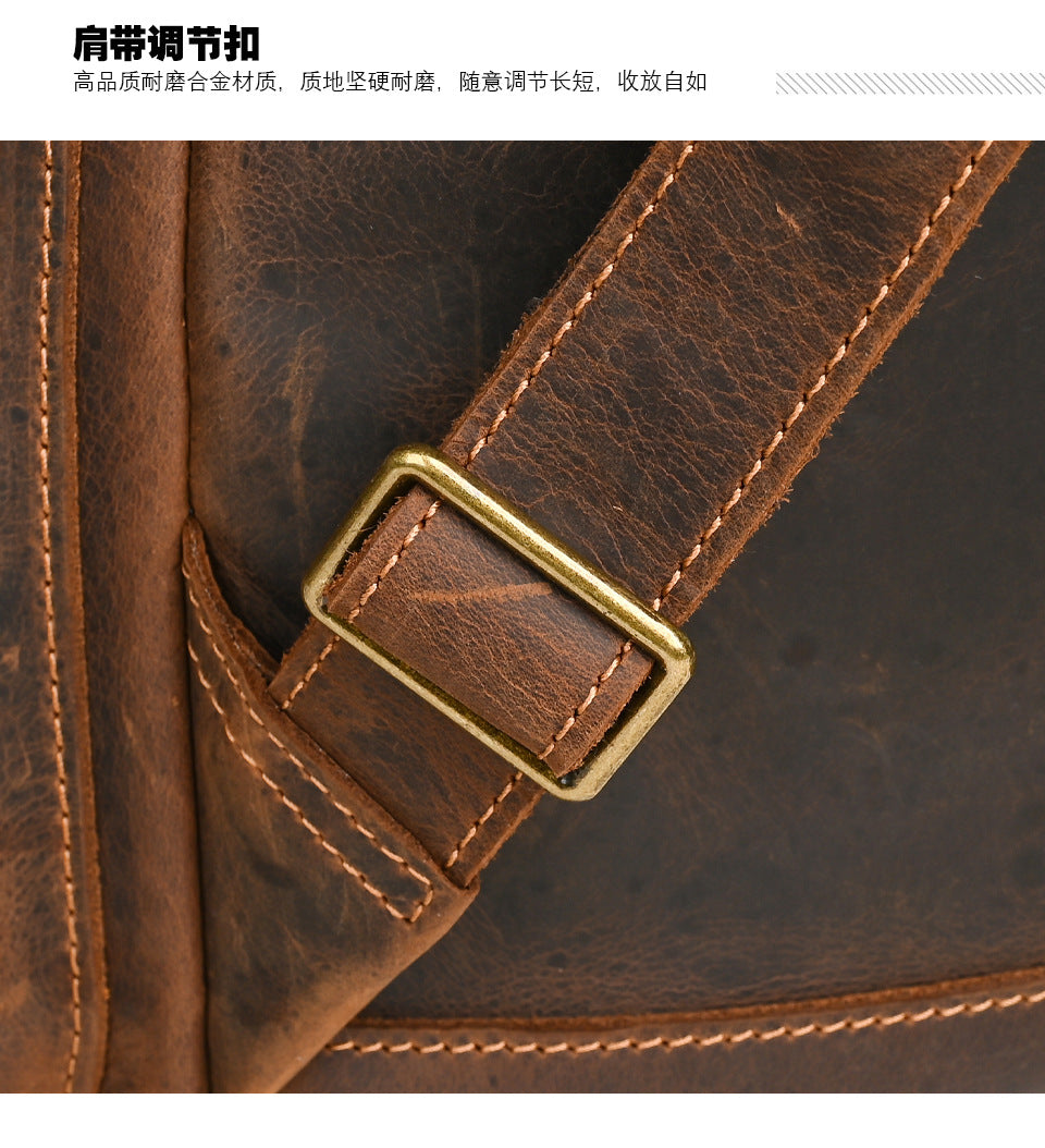 メンズリュック牛革本革製大容量アウトドアカジュアル男性用旅行かばんパソコンバッグ