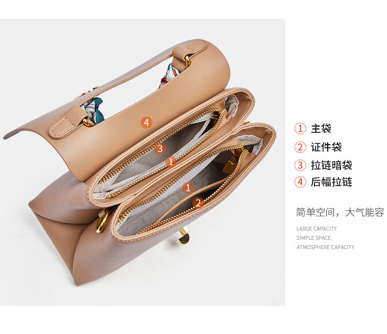 レディースバッグファッション本革ハンドバッグ流行ショルダーバッグ大容量エレガント通勤 何とでも合うハンドバッグ.カバン