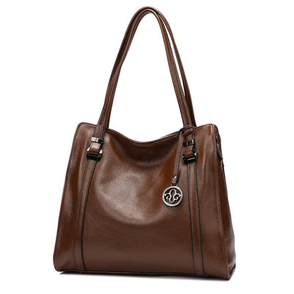 レディースバッグおしゃれ本革大容量トートバッグ牛革シンプル大きなバッグエレガントショルダーバッグ.ポシェット