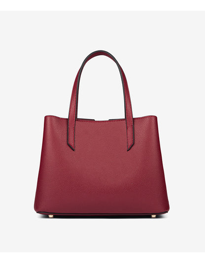 女性のハンドバッグ本革大容量斜め掛けバッグ牛革トートバッグファッション何とでも合うエレガントハンドバッグ.カバン