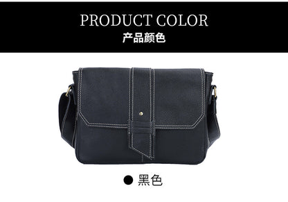 メンズショルダーバッグ牛革レトロ男性用斜めがけバッグメッセンジャーバッグ 