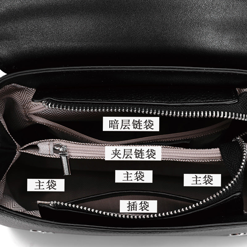 本革レディースバッグ鰐柄ハンドバッグファッション軽量贅沢牛革ショルダーバッグ通勤ハンドバッグ.カバン