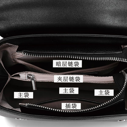 本革レディースバッグ鰐柄ハンドバッグファッション軽量贅沢牛革ショルダーバッグ通勤ハンドバッグ.カバン