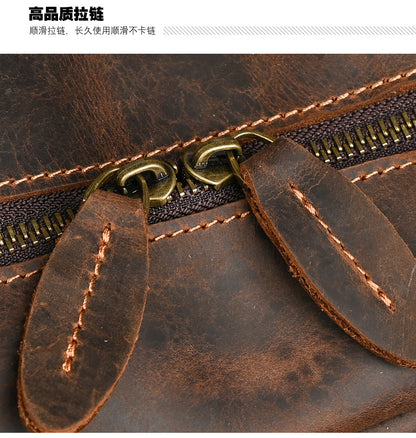 メンズリュック牛革本革製大容量アウトドアカジュアル男性用旅行かばんパソコンバッグ