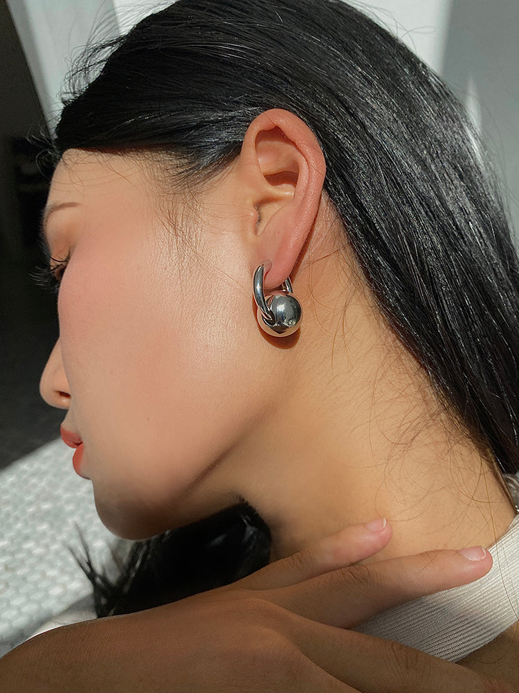 Bのイヤリング女性ピアス欧米イヤリング小人数デザイン高級感ファッション耳掛けイヤリング