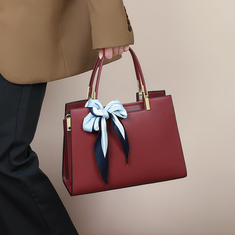 女性のハンドバッグ斜め掛けバッグ大容量高級感のファッション 本革カジュアルショルダーバッグ気質ハンドバッグ.カバン