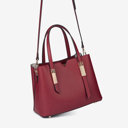 女性のハンドバッグ本革大容量斜め掛けバッグ牛革トートバッグファッション何とでも合うエレガントハンドバッグ.カバン