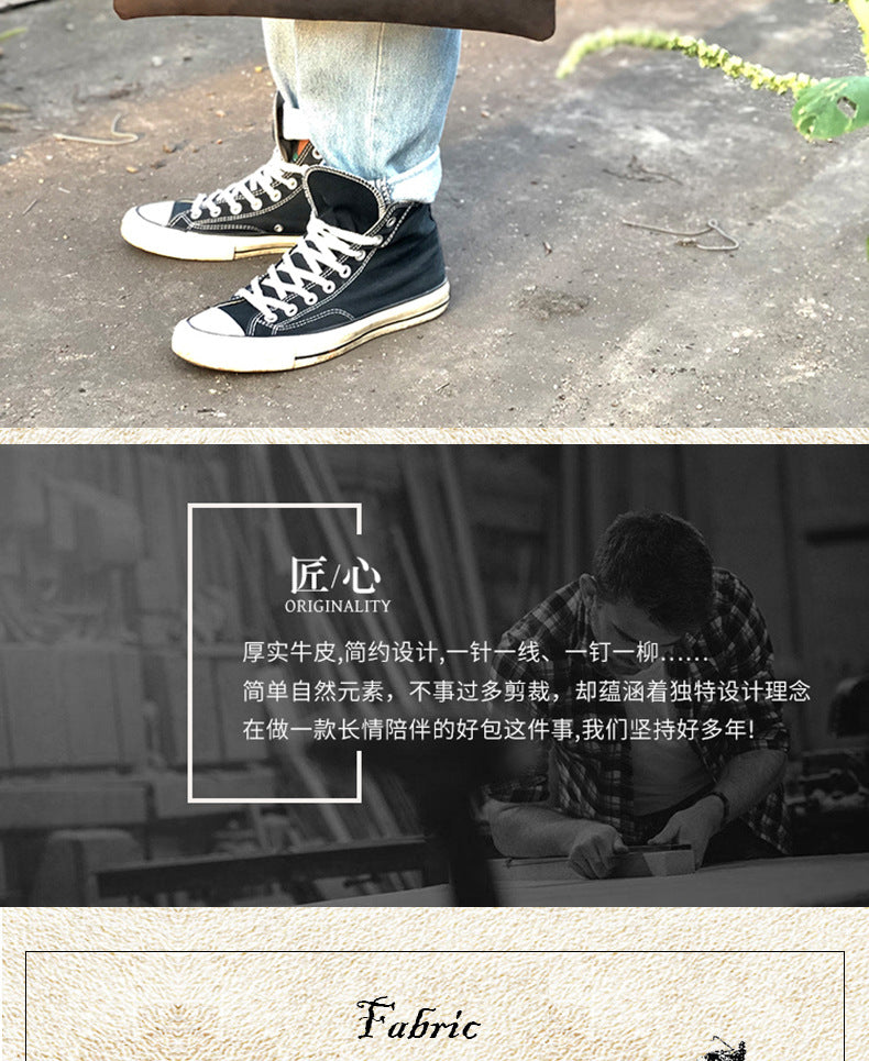 メンズ手提げかばん ハンドバッグ 手作業 韩国ファッション 牛革本革製 カジュアルビジネス用ブリーフケース薄型パソコンバッグ