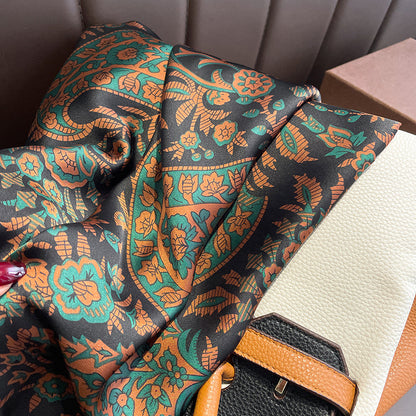 スカーフスカーフカシューナッツ花薄手の日焼け止めストール気質大きなスカーフ