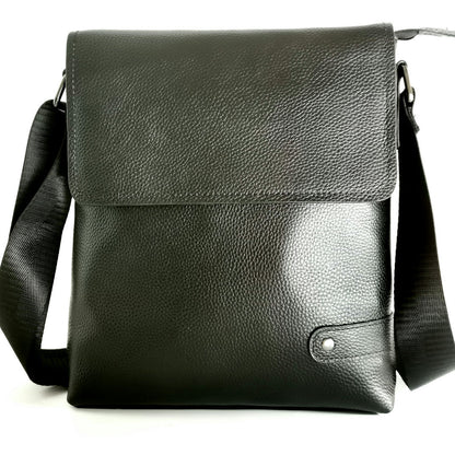 メンズショルダーバッグ牛革本革製韩国ファッションビジネスカジュアル男性用斜めがけバッグ