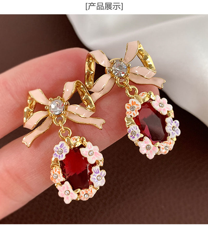 AOMIDIORレディーファッション高級感耳飾り 気質 精緻女性イヤリング EH0094