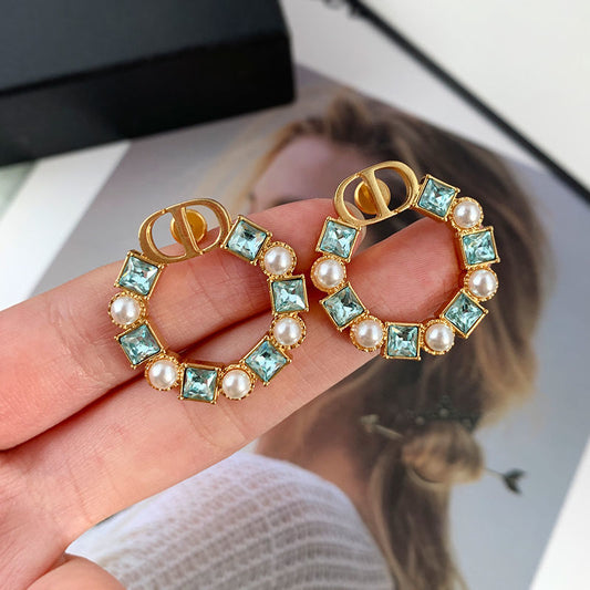 AOMIDIORレディーファッション高級感耳飾り 気質 精緻女性イヤリング EH0091