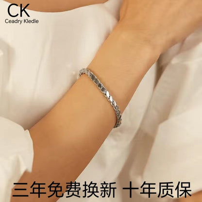 Ceadry kledleファッションシンプル感チェーン欧米色あせないブレスレット女性プレゼント