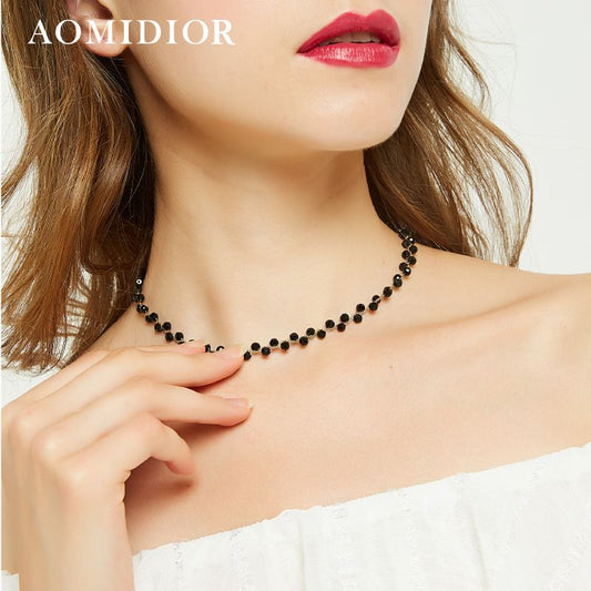 AOMIDIOR 女性ネックレス 高級感 気質 精緻 レディーファッション鎖骨チェーン