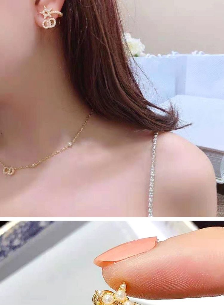 AOMIDIORレディーファッション高級感耳飾り 気質 精緻女性イヤリング EH0110