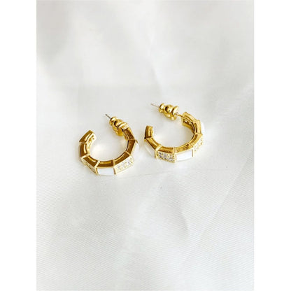 AOMIDIORレディーファッション高級感耳飾り 気質 精緻女性イヤリング EH0093