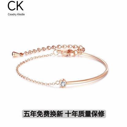 Ceadry kledle ins日韓シンプルファッション色落ちない女性ブレスレット