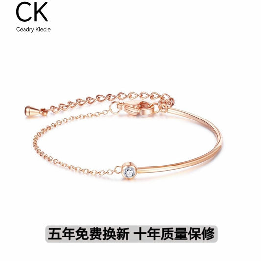 Ceadry kledle ins日韓シンプルファッション色落ちない女性ブレスレット