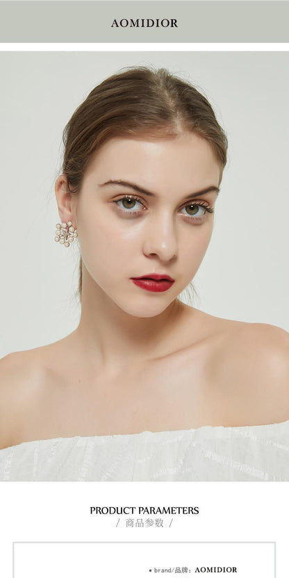 AOMIDIORレディーファッション高級感耳飾り 気質 精緻女性イヤリング EH0136