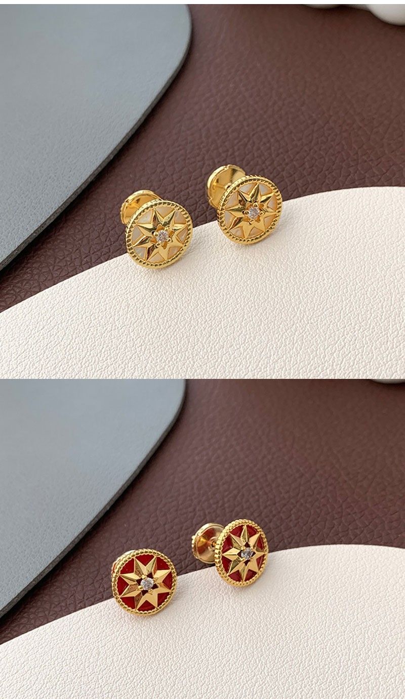 AOMIDIORレディーファッション高級感耳飾り 気質 精緻女性イヤリング EH0135