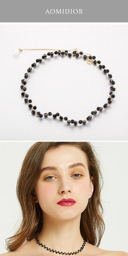 AOMIDIOR 女性ネックレス 高級感 気質 精緻 レディーファッション鎖骨チェーン