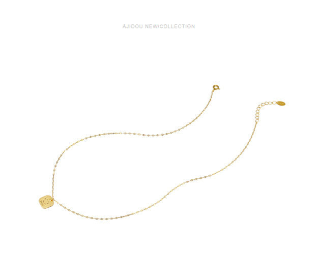 AJIDOU方牌笑顔デザイン感ネックレス贅沢オリジナルアクセサリーギフト