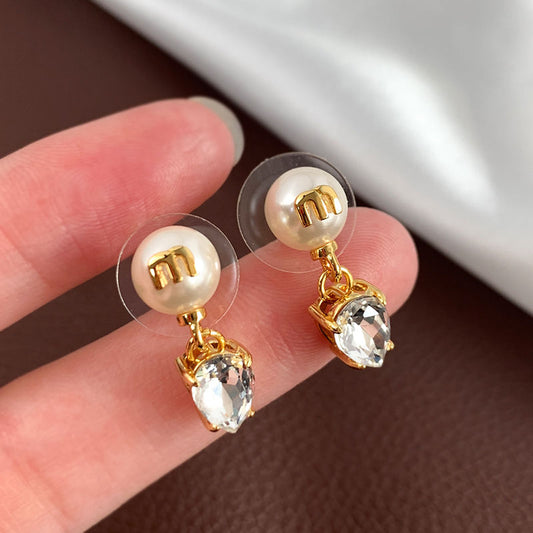 AOMIDIORレディーファッション高級感耳飾り 気質 精緻女性イヤリング EH0090