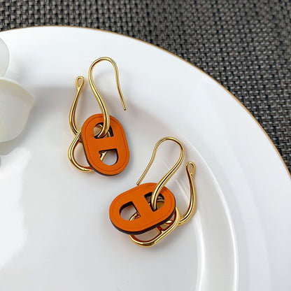 AOMIDIOR女性イヤリング 高級感 気質 精緻 レディーファッション耳飾り