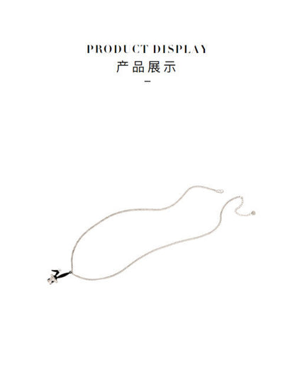 AJIDOU消えたサーカスシリーズのアイデアウサギのかわいいおしゃれネックレスプレゼント