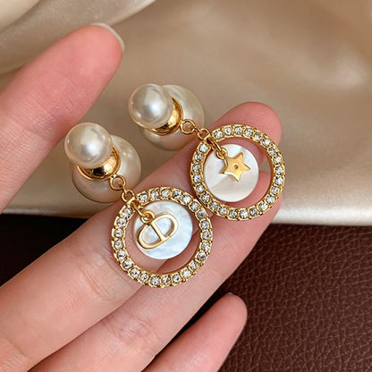 AOMIDIOR女性イヤリング 高級感 気質 精緻 レディーファッション耳飾り CDEH0076