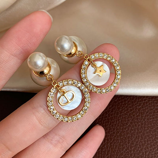 AOMIDIOR女性イヤリング 高級感 気質 精緻 レディーファッション耳飾り CDEH0076