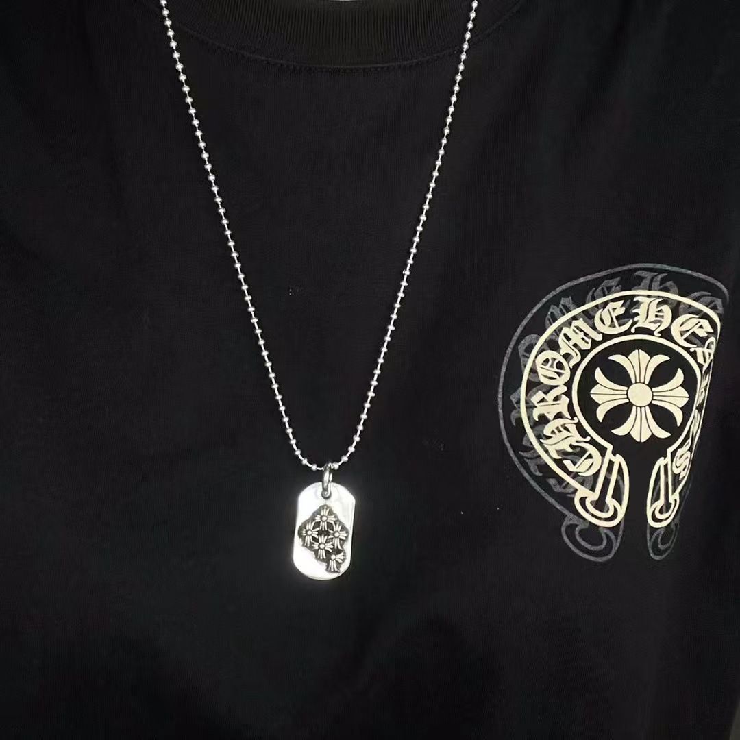 Chrome Hearts 人気ファッションアクセサリーヒップホップレトロセーターチェーン男女 ネックレス