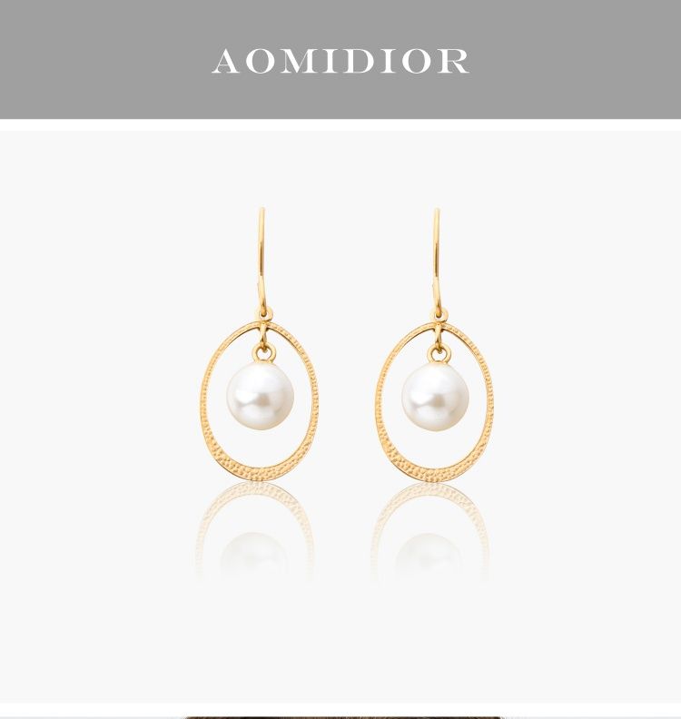 AOMIDIORレディーファッション高級感耳飾り 気質 精緻女性イヤリング EH0101